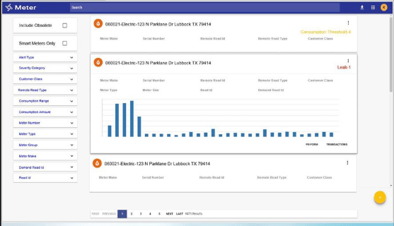 Advanced Metering Infrastructure - Smart Meter Customer Portal Dashboard,